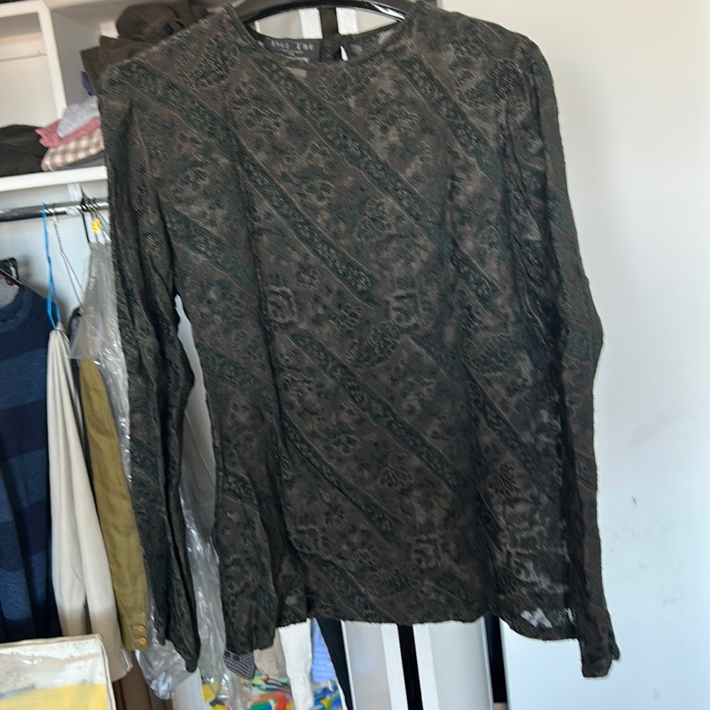 Gorgeous made in Italy 100% rayon vintage blouse